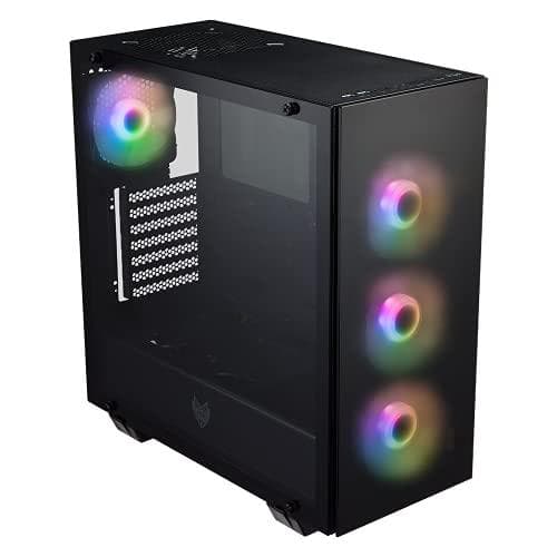 FSP/Fortron CMT512 - Midi Tower - PC - Svart - ATX - micro ATX - Mini-ITX - SECC - Härdat glas - 16,5 cm (POC0000107)