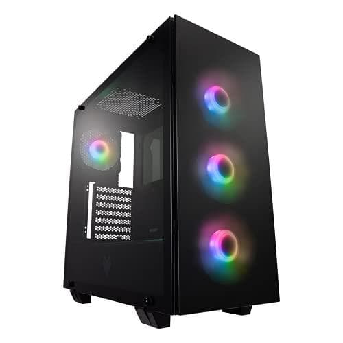 FSP/Fortron CMT512 - Midi Tower - PC - Sort - ATX - micro ATX - Mini-ITX - SECC - Hærdet glas - 16,5 cm (POC0000107)
