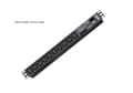 Miniatyrbillede 4 af 4: ATEN Basic PDU Series PE0210SG - Strømfordelingsenhed (rack - monteres) - AC 100-240 V - 3840 VA - Indgang, input IEC 60320 C20 - Udgangsporte: 10 (10
