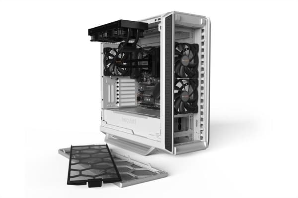 Vær stille! Silent Base 802 Hvid Midi Tower