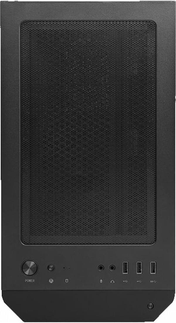 MSI MAG FORGE M100R datorfodral Midi Tower Svart, Transparent