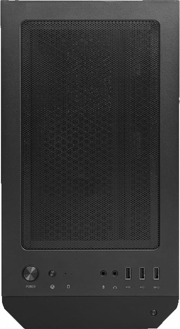 MSI MAG FORGE M100R datorfodral Midi Tower Svart, Transparent