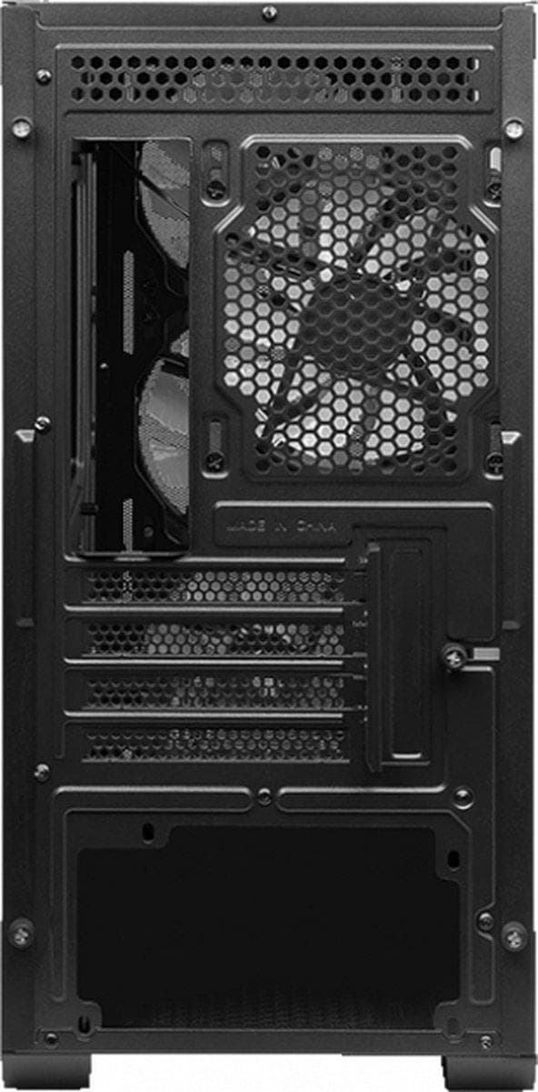 MSI MAG FORGE M100R -tietokonekotelo Midi Tower musta – läpinäkyvä (306-7G20R21-809)