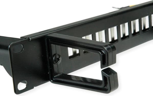 ROLINE 48,30 cm (19") keystone modulholder 16 porte skærmet sort (26.11.0363)