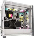 Miniatyrbillede 7 af 7: CORSAIR iCUE 5000D RGB Airflow - Mellemtårn - E-ATX - Sidepanel med vinduer (hærdet glas) - ingen strømforsyning (ATX) - True White - USB/Audio (CC-90