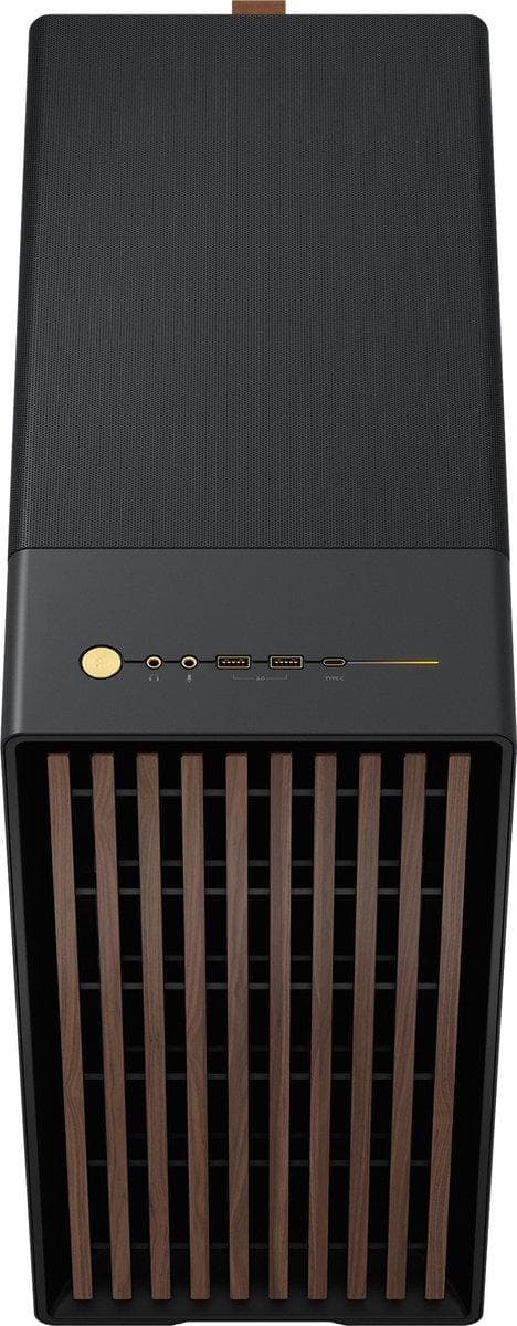 Fractal Design North - Midtower - ATX - sidepanel med vindue (tonet glas) - ingen strømforsyning (ATX) - Charcoal Black - USB/Audio (FD-C-NOR1C-02)