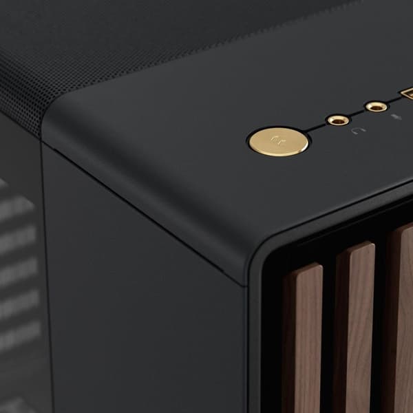 Fractal Design North - Midtower - ATX - sidepanel med vindue (tonet glas) - ingen strømforsyning (ATX) - Charcoal Black - USB/Audio (FD-C-NOR1C-02)