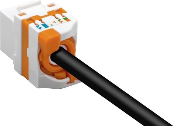 DS-IT CAT6 UTP Keystone -verkkoliitin – työkaluton kierre (DS-KC-UTP6-TL-T)