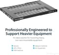 Miniatyrbillede 8 af 8: StarTech.com Server Rack Hylde - 1U - Justerbar monteringsdybde - Kraftig - Rack - Hylde - Sort - 1U - 48,3 cm (19") - til P/N: RK1233BKM, RK2433BKM,
