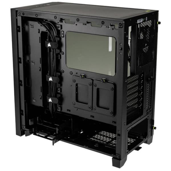Corsair 4000D Airflow Tempered Glass Midi-Tower Datorchassi GAMER Svart