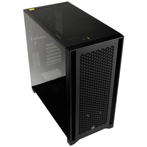 Corsair 4000D Airflow Tempered Glass Midi-Tower Datorchassi GAMER Svart