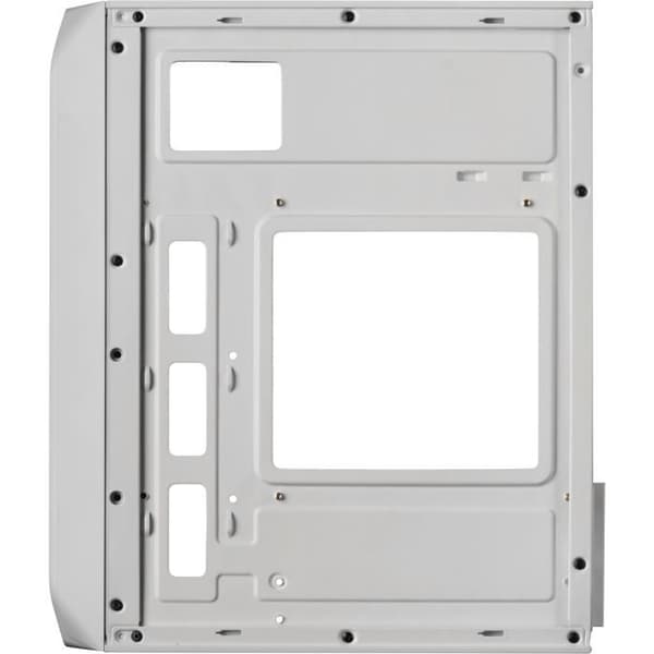 Mars Gaming MC-S2 RGB Mini Tower Micro ATX PC-fodral med glaspanel - vit - TU