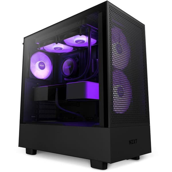 NZXT H5 Flow RGB Svart Svart