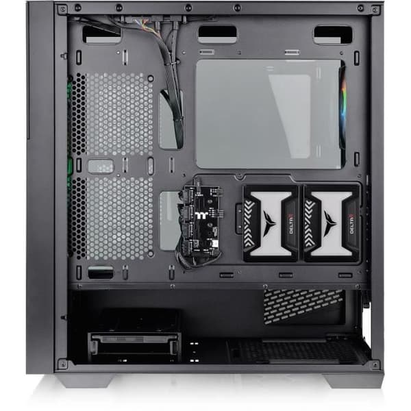 PC-fodral - THERMALTAKE - Divider 370 TG ARGB (Svart) - Fodral utan strömförsörjning - Medium torn - E-ATX-format