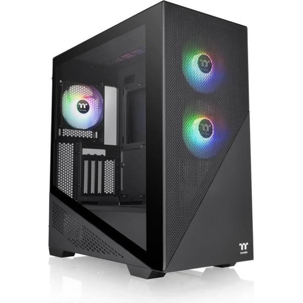 PC-fodral - THERMALTAKE - Divider 370 TG ARGB (Svart) - Fodral utan strömförsörjning - Medium torn - E-ATX-format