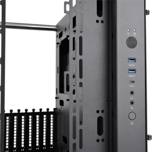 PC-kabinett - THERMALTAKE - Core P3 TG Pro - Svart - Mid Tower - Härdat glas