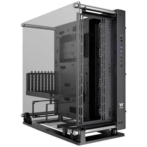 PC-kabinett - THERMALTAKE - Core P3 TG Pro - Svart - Mid Tower - Härdat glas Svart