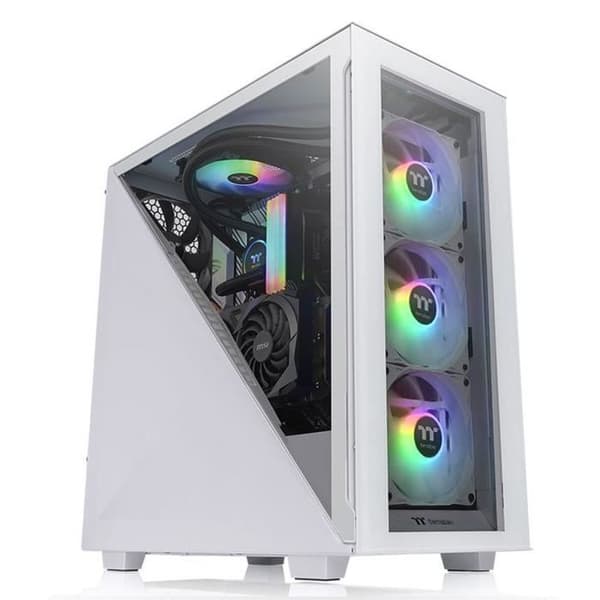 THERMALTAKE Divider 300 TG Vit ATX Semi-Tower ATX-fodral