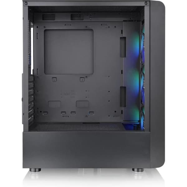 PC-fodral - THERMALTAKE - S200 TG ARGB (svart) - Medium tower - ATX-format - Utan strömförsörjning