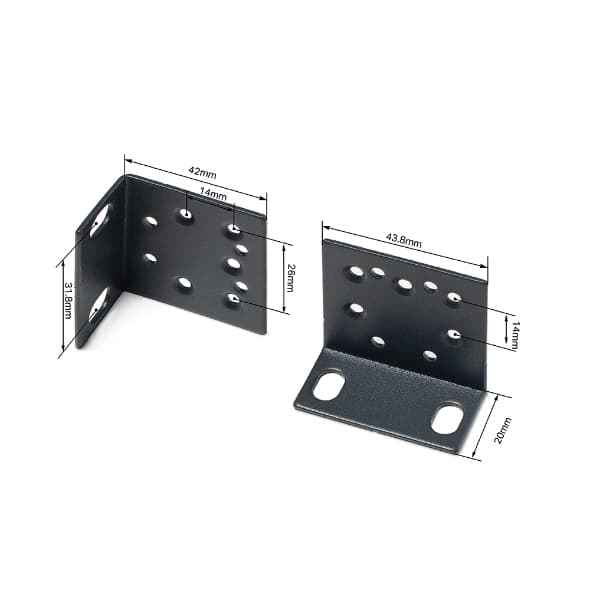 TP-Link - rackmonteringssæt - 48,3 cm (19") - til DeltaStream DS-P7001-08, JetStream TL-SG2218, SG3210, SG3428, SG3452, SX3016, Omada ER8411 (RACKMOUN