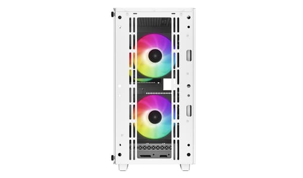 DeepCool CC360 WH ARGB. Muoto: Mini Tower, Tyyppi: PC, Tuotteen väri: Valkoinen. Virtalähteen sijoitus: Lattia, Tuetut virtalähteen muodot: ATX, PS2.