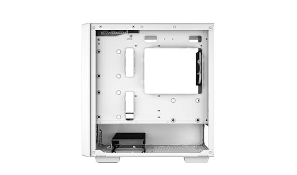 DeepCool CC360 WH ARGB. Muoto: Mini Tower, Tyyppi: PC, Tuotteen väri: Valkoinen. Virtalähteen sijoitus: Lattia, Tuetut virtalähteen muodot: ATX, PS2.