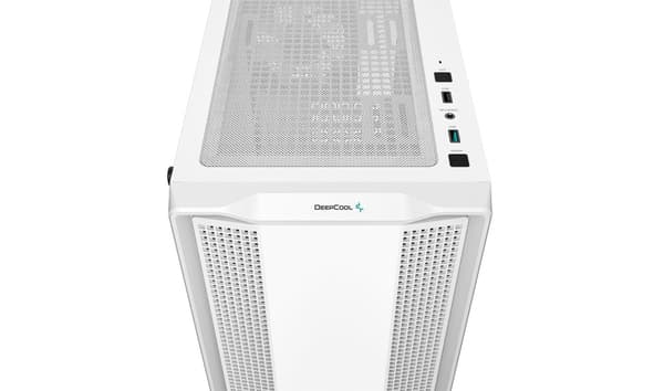 DeepCool CC360 WH ARGB. Muoto: Mini Tower, Tyyppi: PC, Tuotteen väri: Valkoinen. Virtalähteen sijoitus: Lattia, Tuetut virtalähteen muodot: ATX, PS2.
