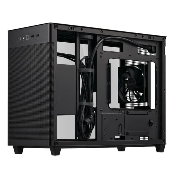 ASUS AP201 PRIME CASE TG - Mini Tower - PC - Svart - micro ATX - Mini-ITX - 17 cm - 33,8 cm (90DC00G0-B39010)