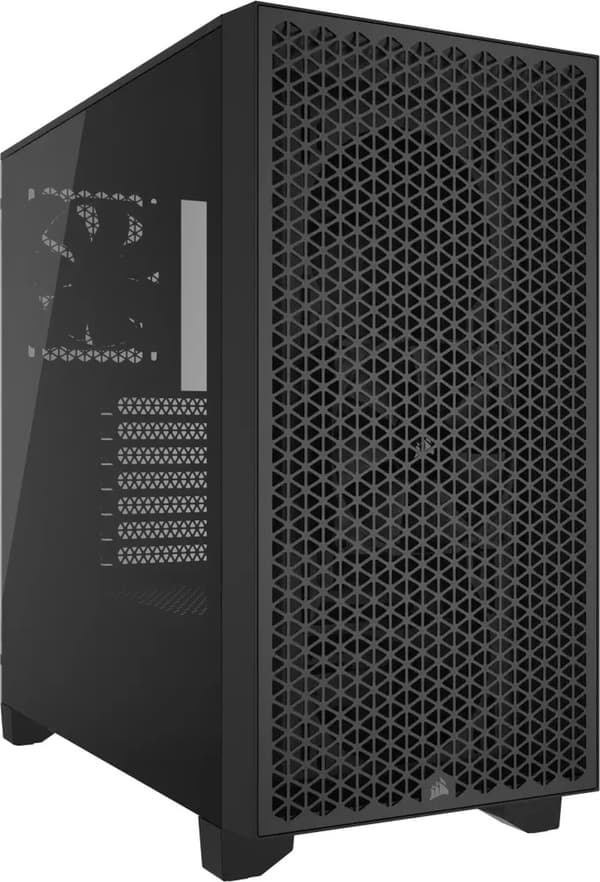 Corsair 3000D Airflow Black TG - Midtower-modell - ATX - ingen strömförsörjning - svart