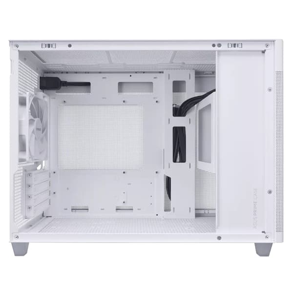 ASUS AP201 PRIME CASE TG WHITE - Mini Tower - PC - Vit - micro ATX - Mini-ITX - 17 cm - 33,8 cm (90DC00G3-B39010)
