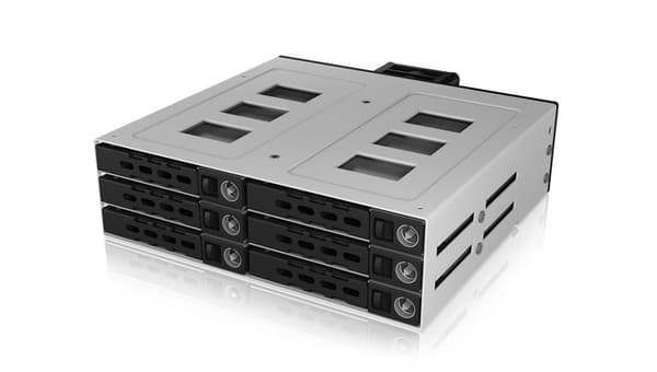 RaidSonic IB-2260SSK-12G lagerdrevkabinet 2,5" HDD/SSD-kabinet sort (IB-2260SSK-12G)