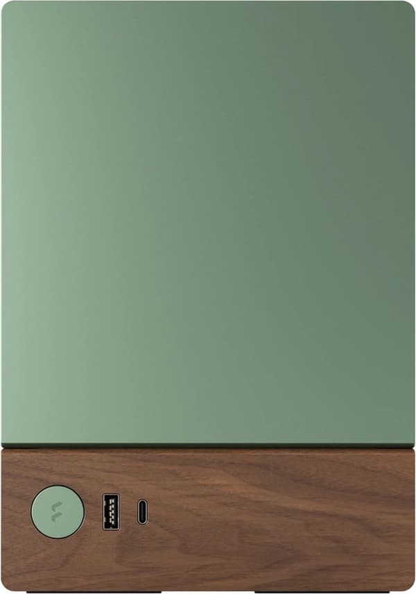 Fractal Design Terra - Small Form Factor (SFF) - Grön - Mini-ITX - Aluminium - Trä