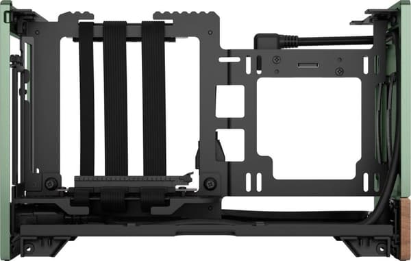 Fractal Design Terra - Small Form Factor (SFF) - Grön - Mini-ITX - Aluminium - Trä