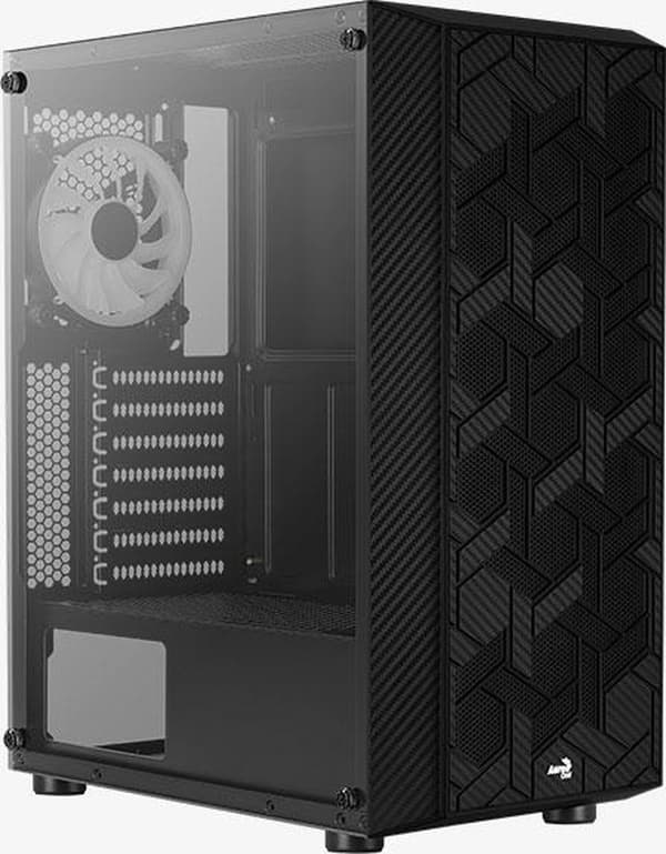 Aerocool Hive-G-BK-v3 Midi Tower Sort