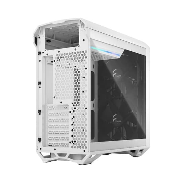 PC-fodral - FRACTAL DESIGN - Torrent Compact White TG Clear Tint - Vit ( FD-C-TOR1C-03 )