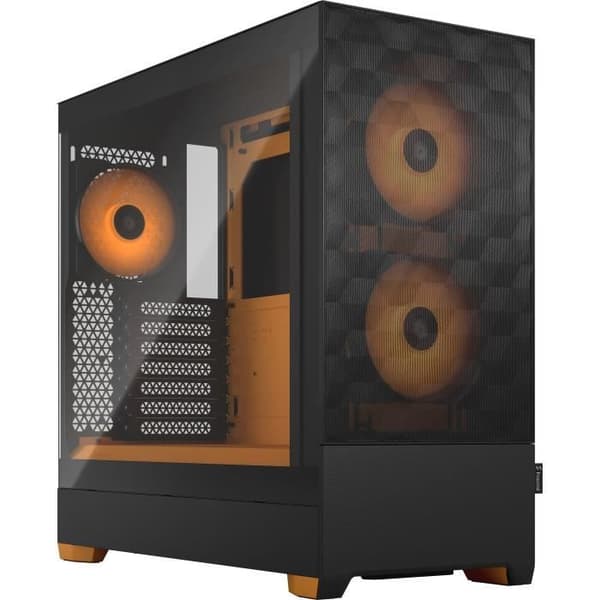 FRACTAL DESIGN - Pop Air RGB Orange TG - PC-fodral - Orange (FD-C-POR1A-05)