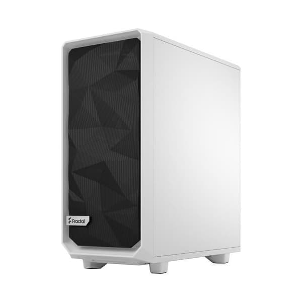 PC-fodral FRACTAL DESIGN Meshify 2 Compact Lite White TG Clear ATX Vit