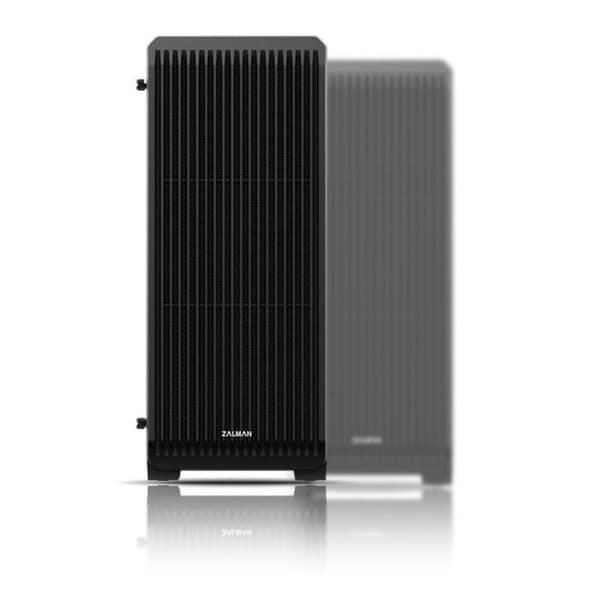ZALMAN S2 PC CASE - Medium Tower - Svart - Transparent akryl sidodörr - ATX-format (S2BK)