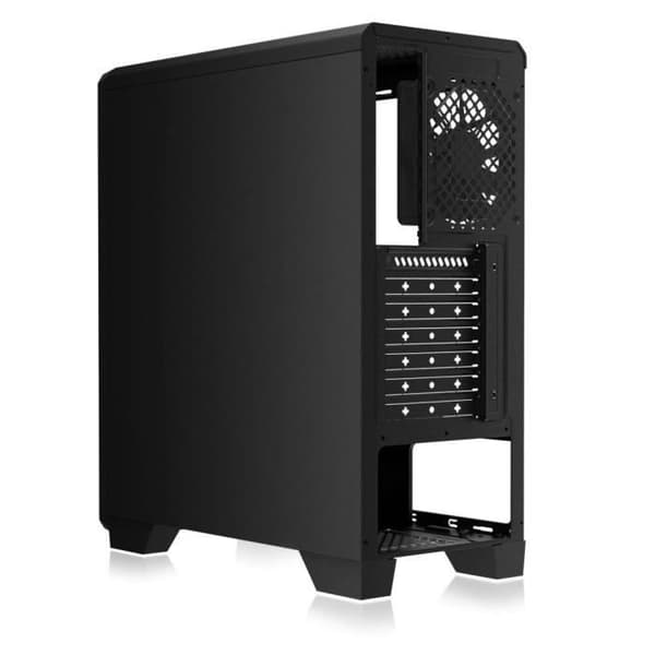 ZALMAN S2 PC CASE - Medium Tower - Svart - Transparent akryl sidodörr - ATX-format (S2BK)