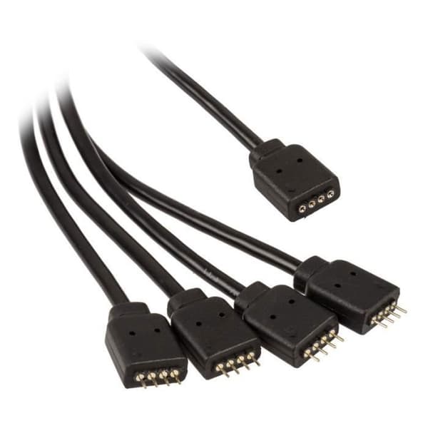 akasa akasa rgb splitterkabel önskan - 50 cm svart Customization PC Akasa RGB splitterkabel Verlangerung - 50 cm 115489