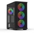 Miniatyrbild 1 av 5: Zalman Z10 Plus PC-fodral - Mid Tower ATX - Svart - 7 interna fack - 4 expansionsplatser