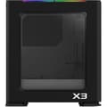 Miniatyrbild 3 av 4: ZALMAN X3 PC CASE - Medium Tower - RGB - Svart - Härdat glas - ATX-format (X3BK)