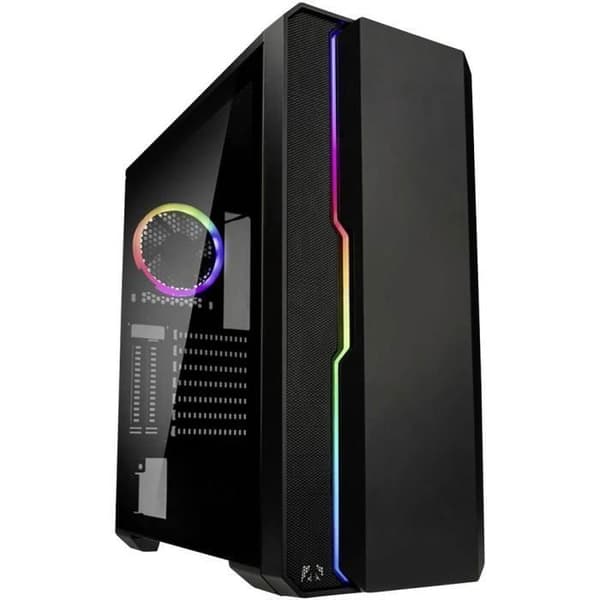 Kolink Balance ARGB svart spelfodral - Midi tower - 120 mm fläkt - E-ATX