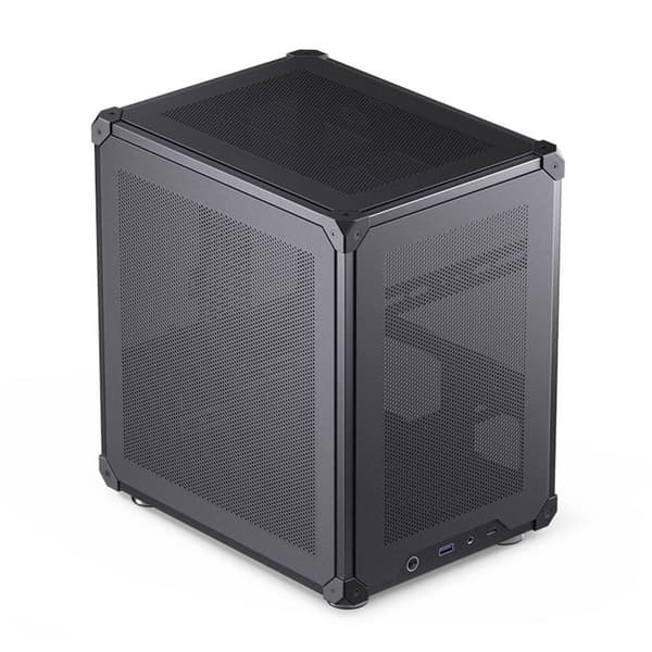 Jonsbo C6 Black Microtower Datorchassi, Datorchassi GAMER Svart