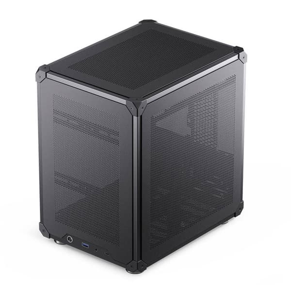 Jonsbo C6 Black Microtower Datorchassi, Datorchassi GAMER Svart