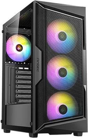 Antec AX Series AX61 - Mid-Tower Gaming Case - ATX - sidepanel med vindue (hærdet glas) - ingen strømforsyning - USB/Audio (0-761345-10069-4)