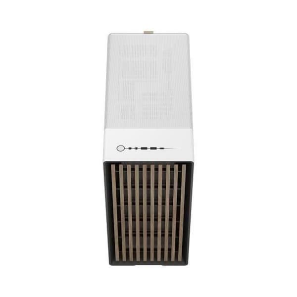 PC-fodral - FRACTAL DESIGN - North Chalk White TG Clear Plåt Vit