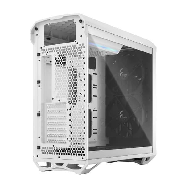 PC-fodral - FRACTAL DESIGN - Torrent RGB White TG Clear Plåt