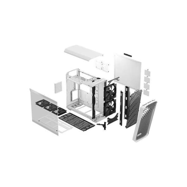 PC-fodral - FRACTAL DESIGN - Torrent RGB White TG Clear Plåt