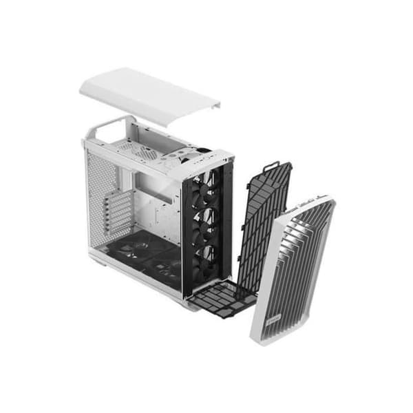 PC-fodral - FRACTAL DESIGN - Torrent RGB White TG Clear Plåt